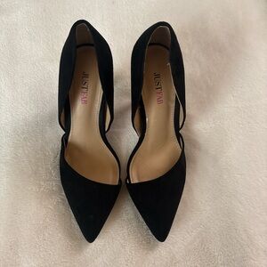 JustFab Elegant Black Heels